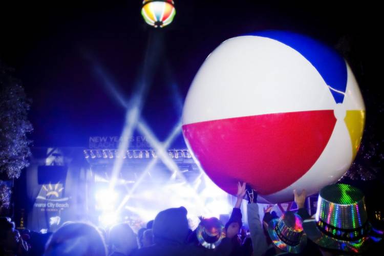 New Year's Eve Beach Ball Drop